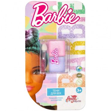 Barbie 02/02 Детская декоративная косметика Angel Like Me "BARBIE". Тени для век (сиреневый/розовый)